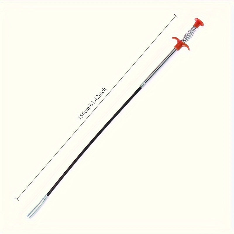 1pc Long-Reach Drain Clog Remover Tool