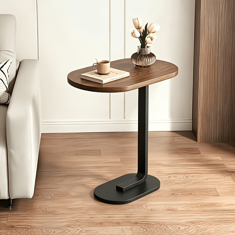 Modern C-Shaped Sofa Side Table & Coffee Table