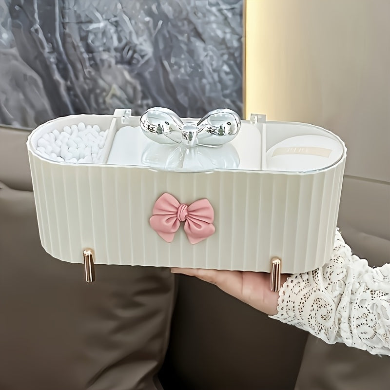 Cute Pink Bow Storage Box