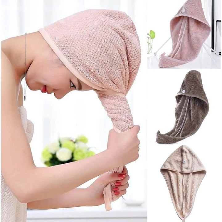 Hair Drying Towel Cap
