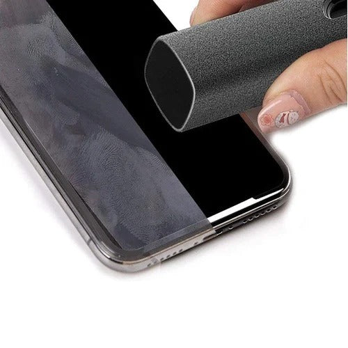 2-in-1 Phone Screen Cleaner Spray & Microfiber Cloth Set