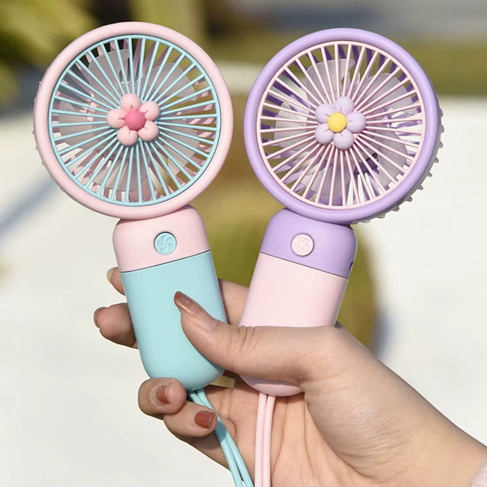 Handheld Mini Fan – 3 Speed | Type-C Rechargeable