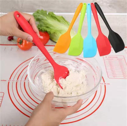 Silicone Spatula Multicolor Food Grade Non Stick Butter Cake Baking Spatula Cooking Silicone Spatula Set Cookie Pastry Scraper