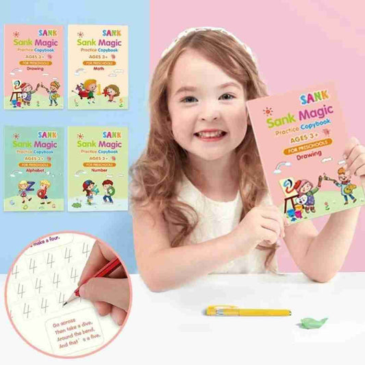 Child Calligraphy Books Mathematics Math Notebooks Montessori Copybooks French Book for Kids Writing Notebook Magic Copybook