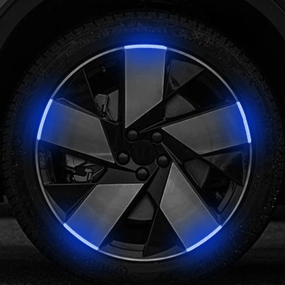 20pcs Car Wheel Hub Casting Sticker Rim Casting Strips Shoous Night Driving Bike Motorcycle Sticker