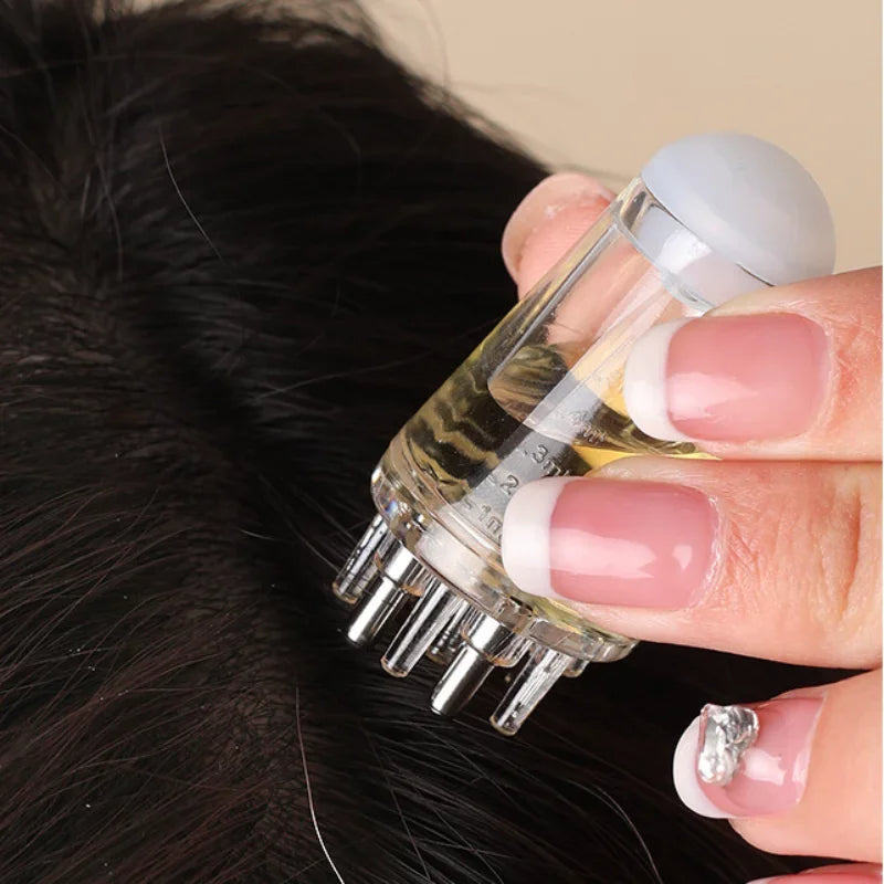 Scalp Applicator Liquid Comb Portable Massage Mini Comb Essential Oil Liquid Massage Guide Anti Hair Loss Scalp Tools