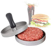 Heavy Duty Non Stick All Metal Burger Patty Press Chicken Beef Steak BBQ Picnic Burger Machine Mold Maker Size (Small Size) 2/3 Inch / 1.6 cm deep and 3.5 inch / 8.8cm diameter
