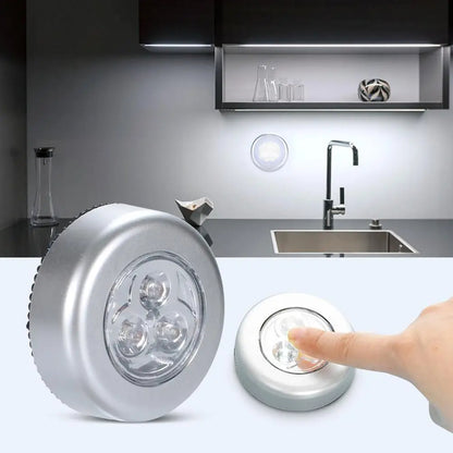Mini LED Battery Power Stick Tap Touch Light Lamp Multi-function Closet Light Wall Lamp Emergency Light Energy Saving Lamp