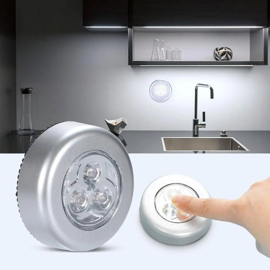 Mini LED Battery Power Stick Tap Touch Light Lamp Multi-function Closet Light Wall Lamp Emergency Light Energy Saving Lamp