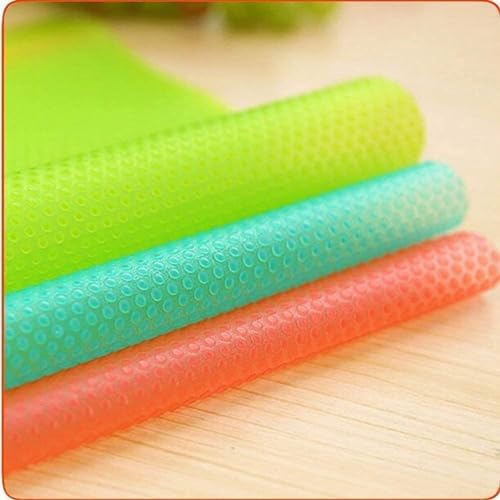 pack of 4 sheets Fridge Mats Refrigerator Mats Single Sheet Waterproof Washable Antislip - sheet size 45 x 29.5 cm