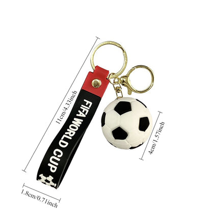 1pcs Celebrate Series Keychain, New Car Keychain Cartoon Sports - Cartoon Sports Football Keychain Bag Pendant Car Keychain Pendant Small Gift for Eid and birthday Gifts for Family and Friends