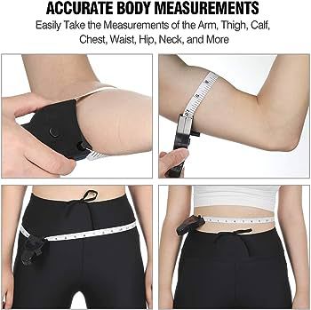 Automatic Telescopic Tape Measure,Perfect Body Tape Measure,Self-Tightening Body Measuring Ruler,Retractable Double Scales Rulers,Perfect Waist Tape Measure (1pcs)