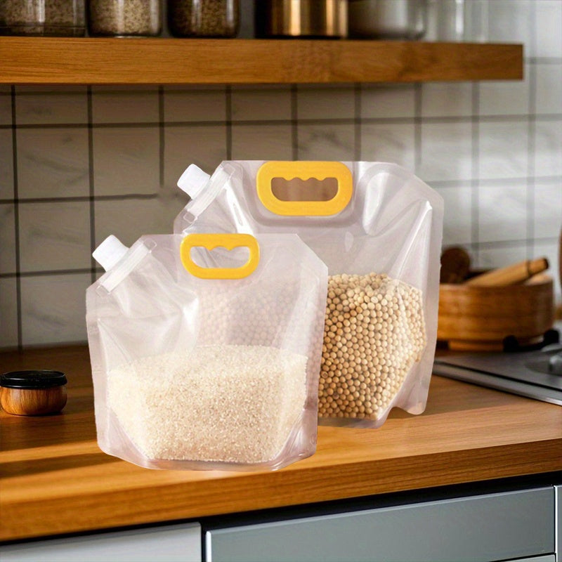 Multi-Purpose Food Storage Bags, Reusable Sealed Bags for Storing Rice, Various Grains, And Spices, Ideal for Kitchen And Fridge Use
