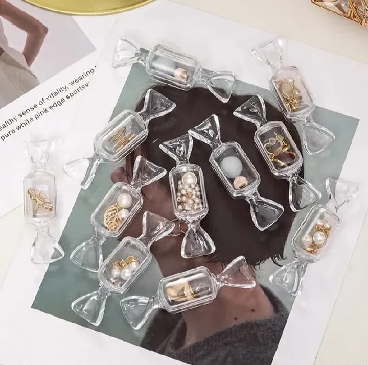 10 pcs candy shaped jewellery organiser