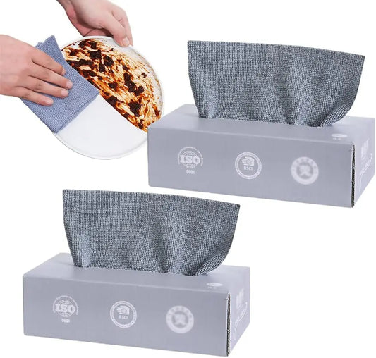 Microfiber Clothes  Pack of 20pcs Box  Random Colours