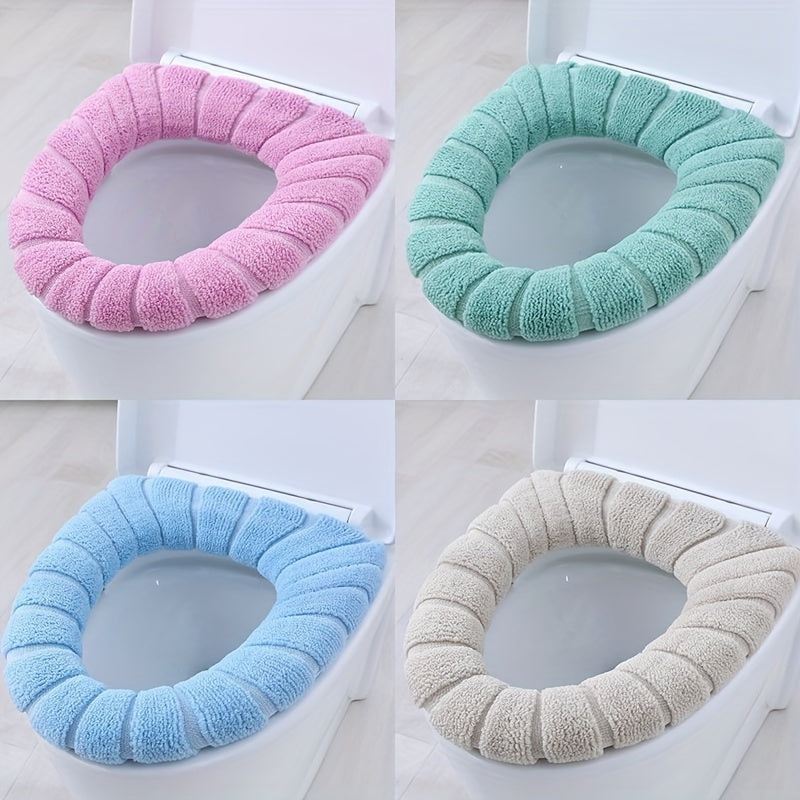 Toilet Cushion Household Toilet Universal for Four Seasons Toilet Seat Cover Toilet Large Size Winter Thickened Toilet Seat Cushion Toilet Ring Cushion