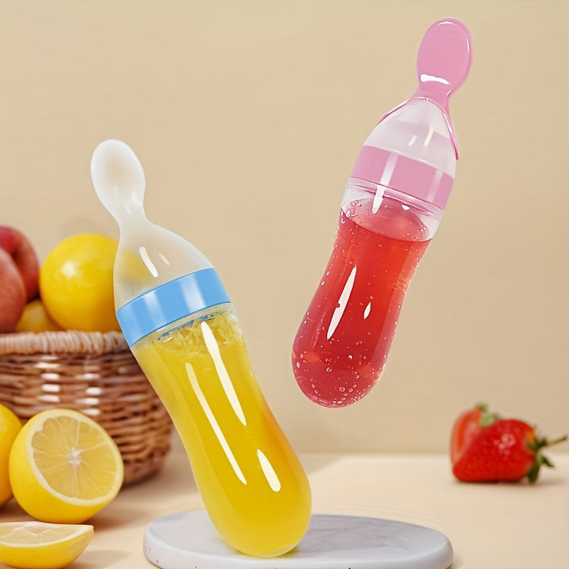Baby Spoon Feeder-Feeder with Spoon-Silicone Spoon Feeder-Baby Silicon Spoon Feeder-Spoon bottle Feeder-Spoon Feeder Silicon