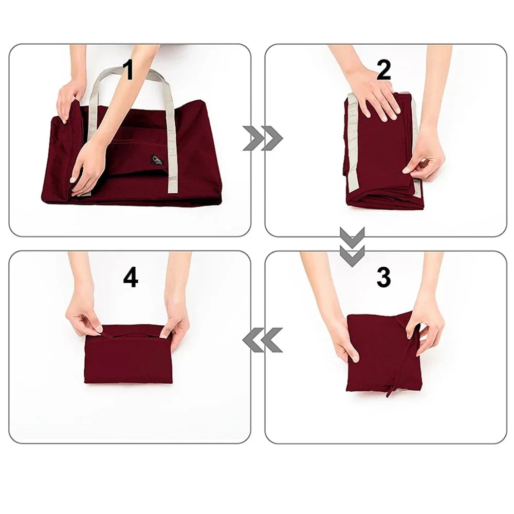 Foldable Travel Duffel Bag, Waterproof Lightweight