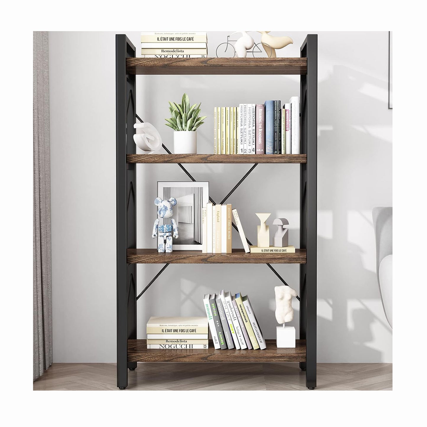 4-Tier Universal Storage Rack  (Moveable with Wheels