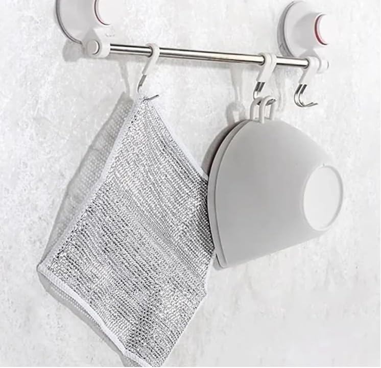 1/3/5/10 pcs Multipurpose Wire Dishwashing Rags for Wet and Dry, good quality Steel Scrubber,Wire Dishwashing Rag,Multipurpose Non-Scratch Scrubbing Wire Dishwashing Cleaning Scrubber