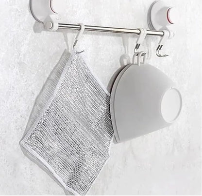1/3/5/10 pcs Multipurpose Wire Dishwashing Rags for Wet and Dry, good quality Steel Scrubber,Wire Dishwashing Rag,Multipurpose Non-Scratch Scrubbing Wire Dishwashing Cleaning Scrubber
