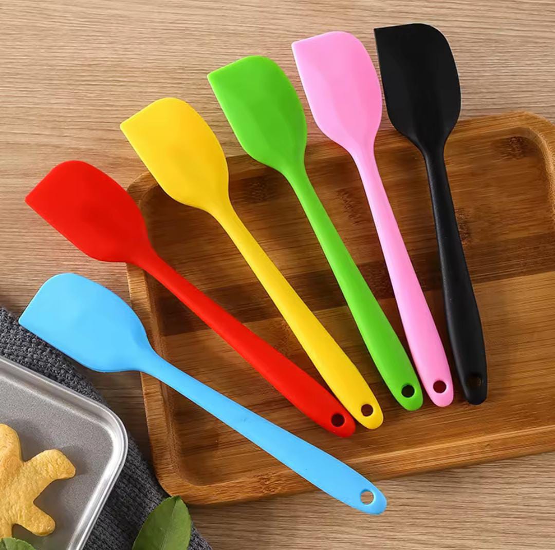 Silicone Spatula Multicolor Food Grade Non Stick Butter Cake Baking Spatula Cooking Silicone Spatula Set Cookie Pastry Scraper