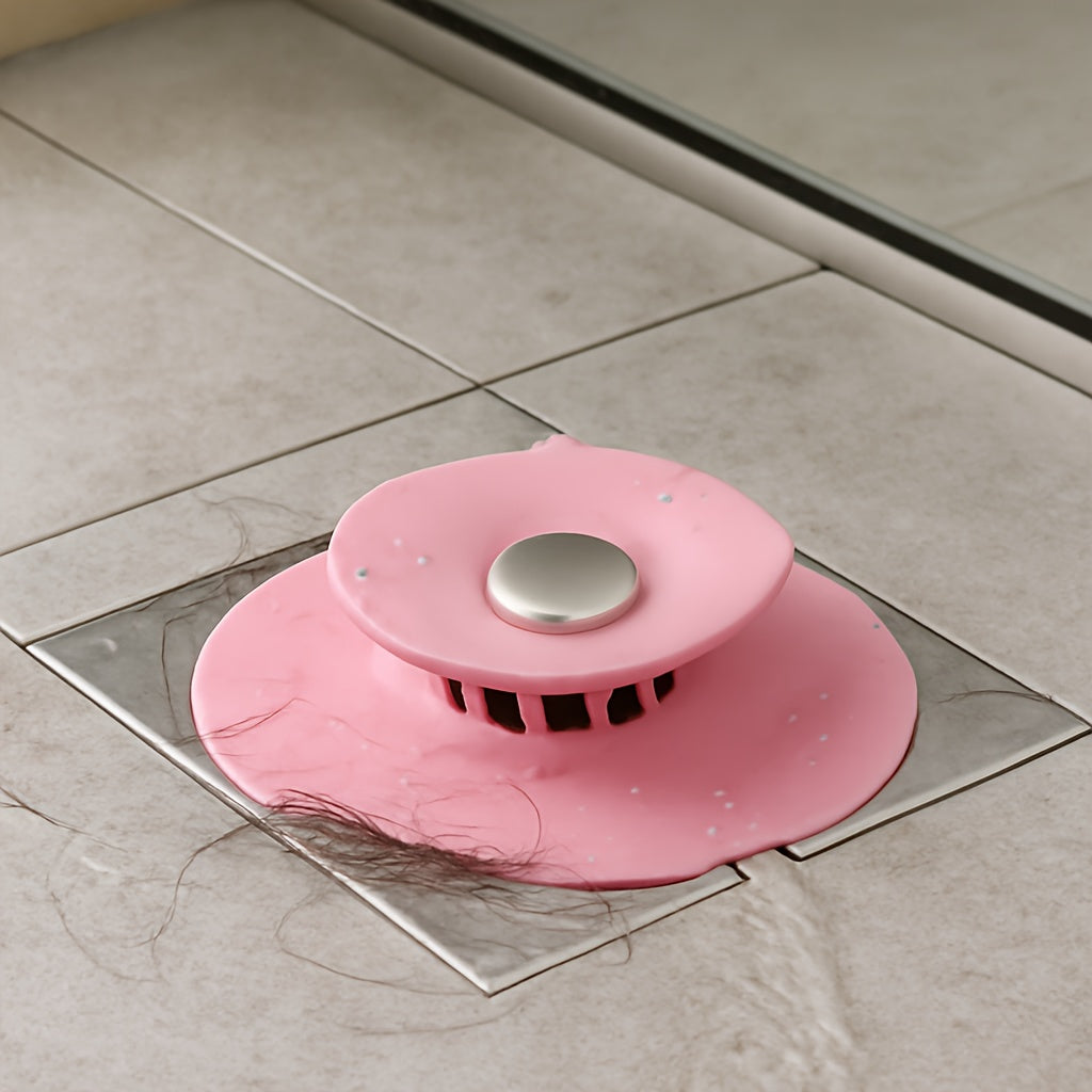 2-in-1 Silicone Drain Tub Stopper