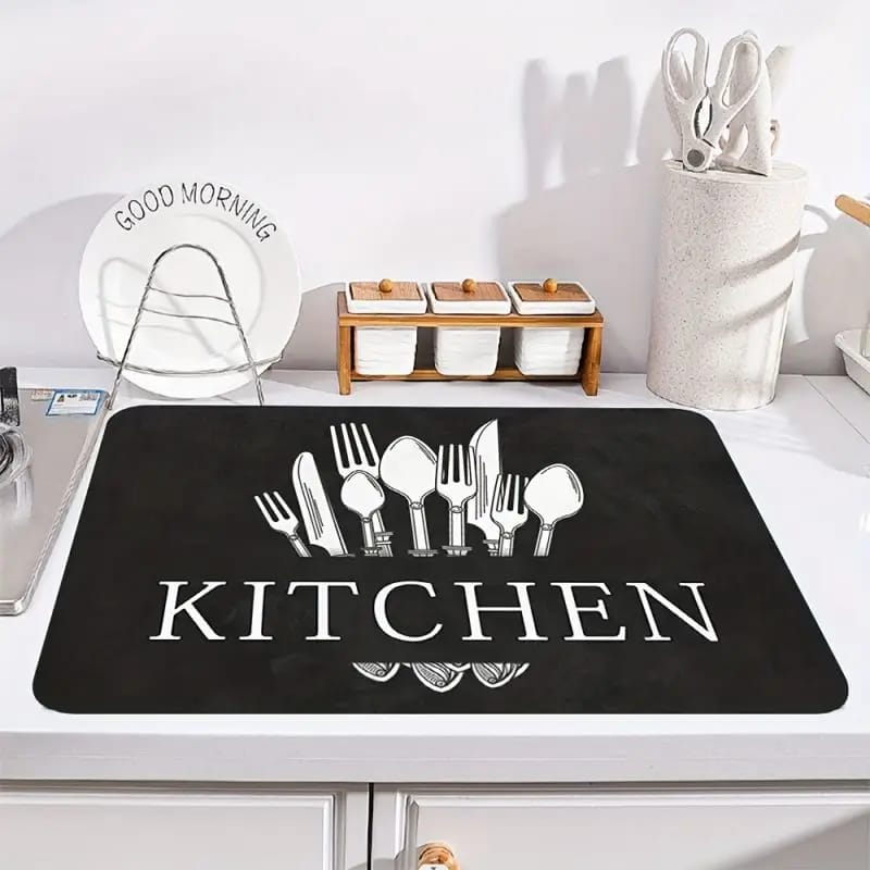 Magic Water Absorbent Anti-Slip Dish Drying/Dining Table Mat
