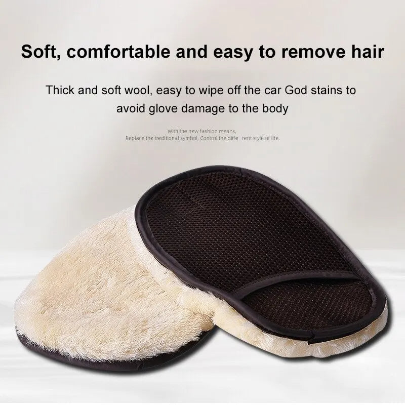 Car Cleaning Woolen Glove