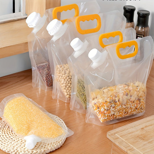 Multi-Purpose Food Storage Bags, Reusable Sealed Bags for Storing Rice, Various Grains, And Spices, Ideal for Kitchen And Fridge Use