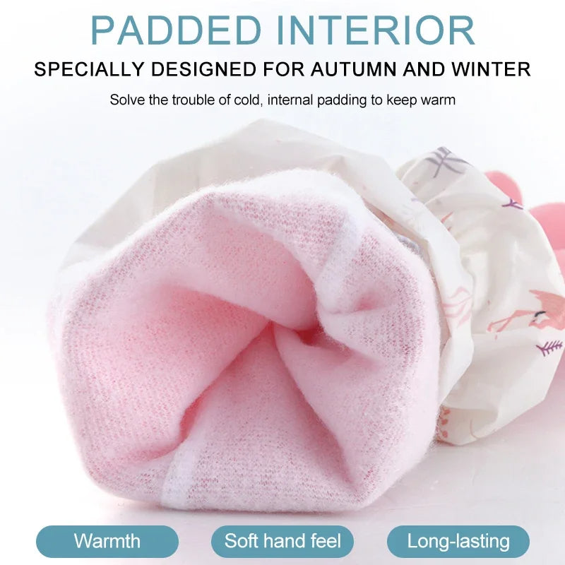 Long Latex Gloves Dishwashing Cleaning velvet Gloves Kitchen Waterproof Durable Rubber Clean Tool Interior Plush Silicone Glove