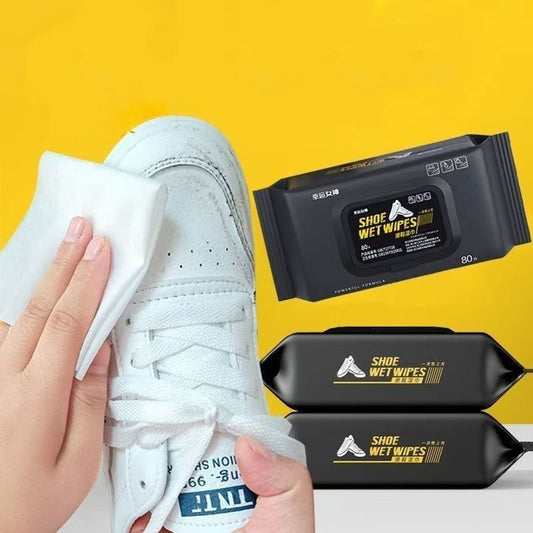 Portable Outdoor Shoe Cleaner Wipes - Powerful Disposable Sneaker Cleaning Cloths for White Shoes Sneakers Cleaning Kit