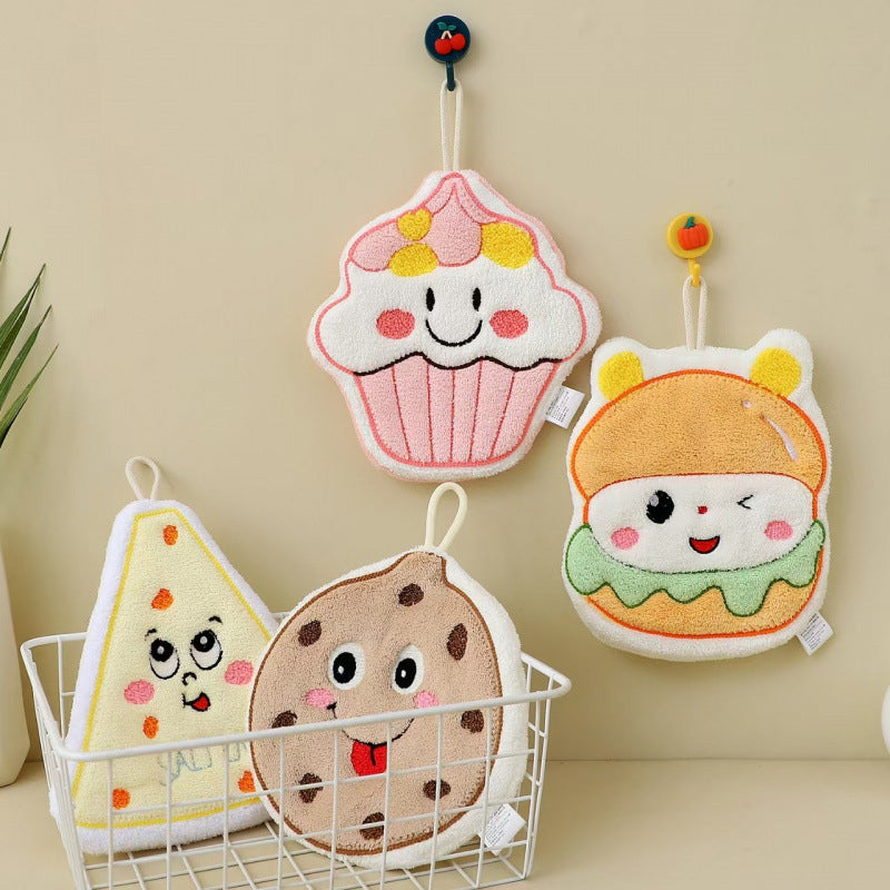 Cute cartoon hand towel