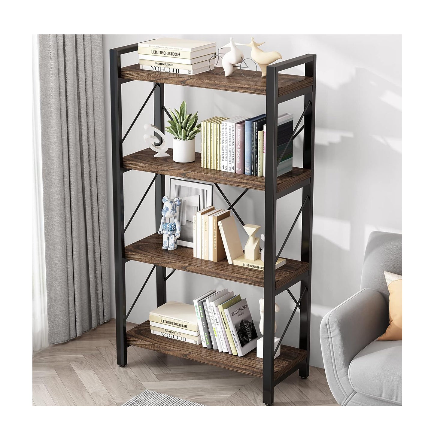 4-Tier Universal Storage Rack  (Moveable with Wheels