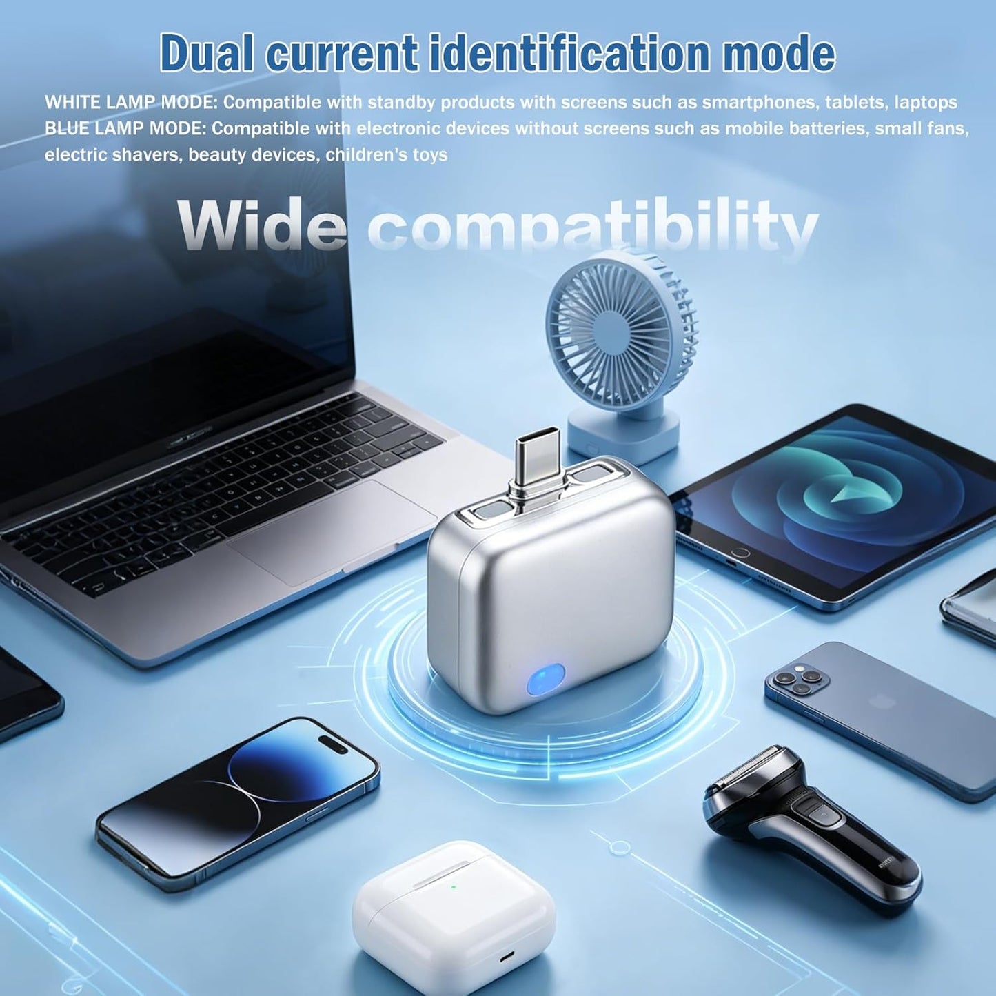 Smart Full Charge Auto Pop-Up USB-C Adapter