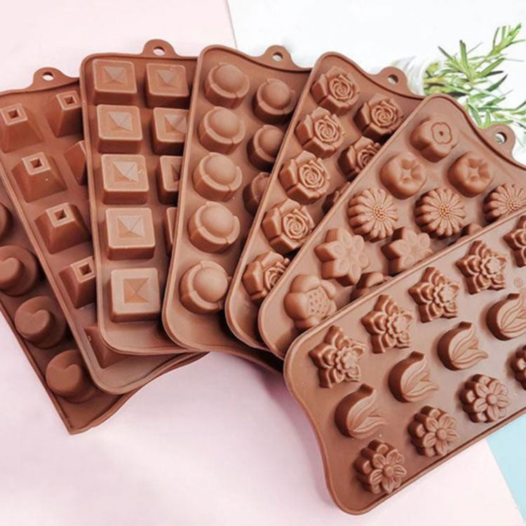 SILICONE CHOCOLATE  MOLDS🍫 MULTIPLE DEISGNS