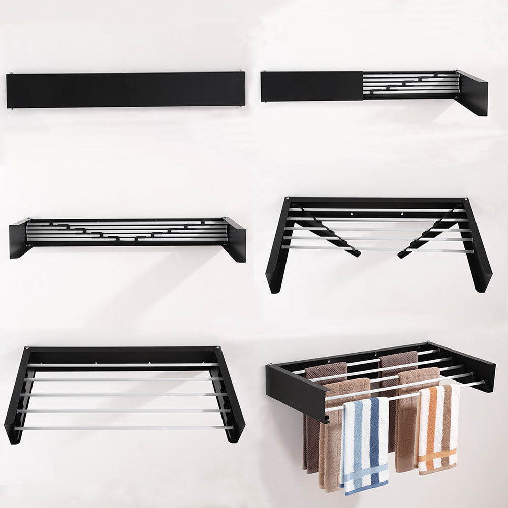 Wall Mounted Foldable Towel Rack 100cm