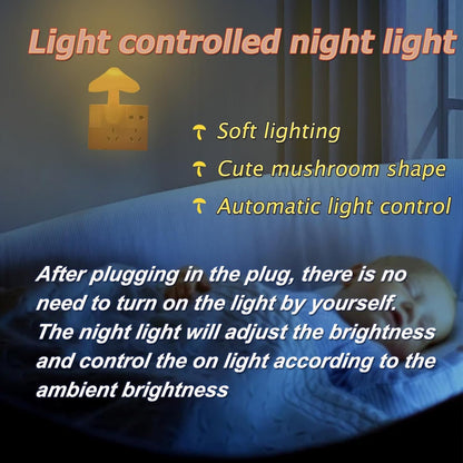 Mushroom night light