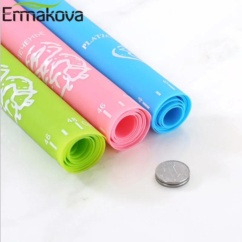 Big size Roti Mat Non-Stick Silicone Baking Polymers with Measurement, Rolling Dough, Heat Degree Pad, Board Dramatically