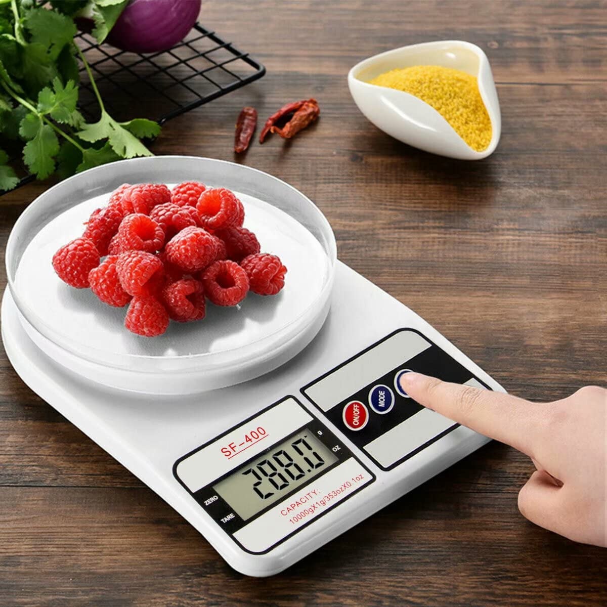 Professional Grade High Precision Weighing Scales for Kitchen, Baking and Cooking Multi-Function Electronic Scale for Food Fruit