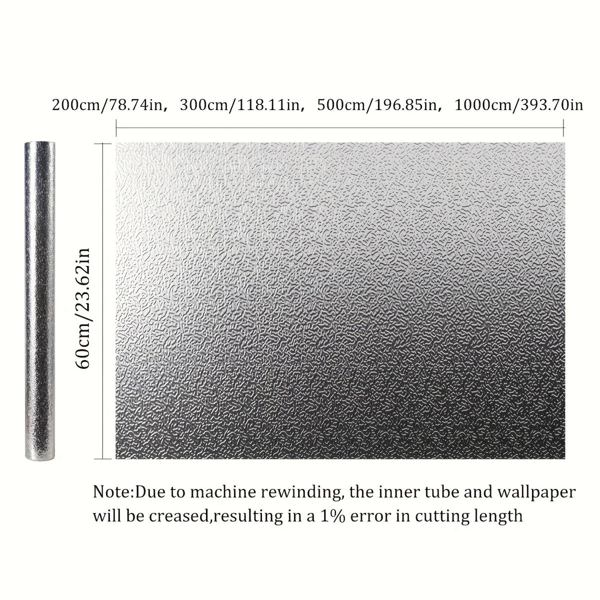 Self Adhesive Aluminium Foil Sticker Roll, Oil Proof Waterproof Aluminium Sheet DIY Wallpaper, Heat Resistant Backsplash Aluminium Sticker for Home, Kitchen, Stove, Cabinet, Wall, Drawers, and Furniture