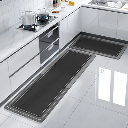 Kitchen Mat Simple High Quality & beautiful designs  Diatom Mud Kitchen Mat Absorbent Non-slip Mat Can Be Scrubbed Dirty Wear-resistant Doormat Quick Dry Mat