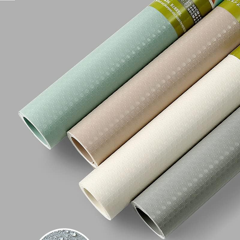 1 Roll, Waterproof Refrigerator Liner - Moisture-Proof, Anti-Slip, Washable And Reusable, EVA Material, Khaki Drill Pattern, Suitable for Refrigerator And Kitchen Decor, Refrigerator Liner, Drawer Mat, Shoe Cabinet Mat, Cabinet Mat