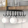 cup holder under cabinet / 10 hooks cup rack hanger coffee cup holder for kitchen cabinets
