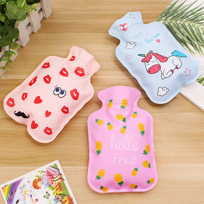 Mini Hot Water Bag Water-filling Hot-water Bag For Female Warm Belly Hands And Feet Cute Warm Water Bag Keep On Hand Warmer Hot Water Bottle Bags