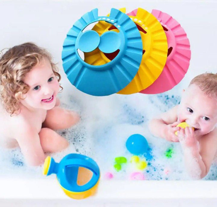 Baby Shower Cap Adjustable Hair Wash Hat for kids Infant Safe Children Kids Shampoo Bath Head Cover