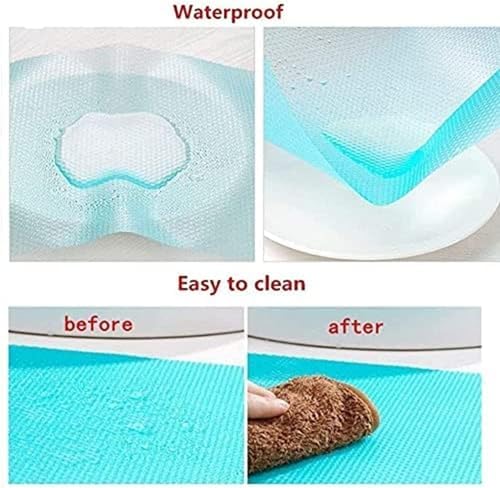 pack of 4 sheets Fridge Mats Refrigerator Mats Single Sheet Waterproof Washable Antislip - sheet size 45 x 29.5 cm