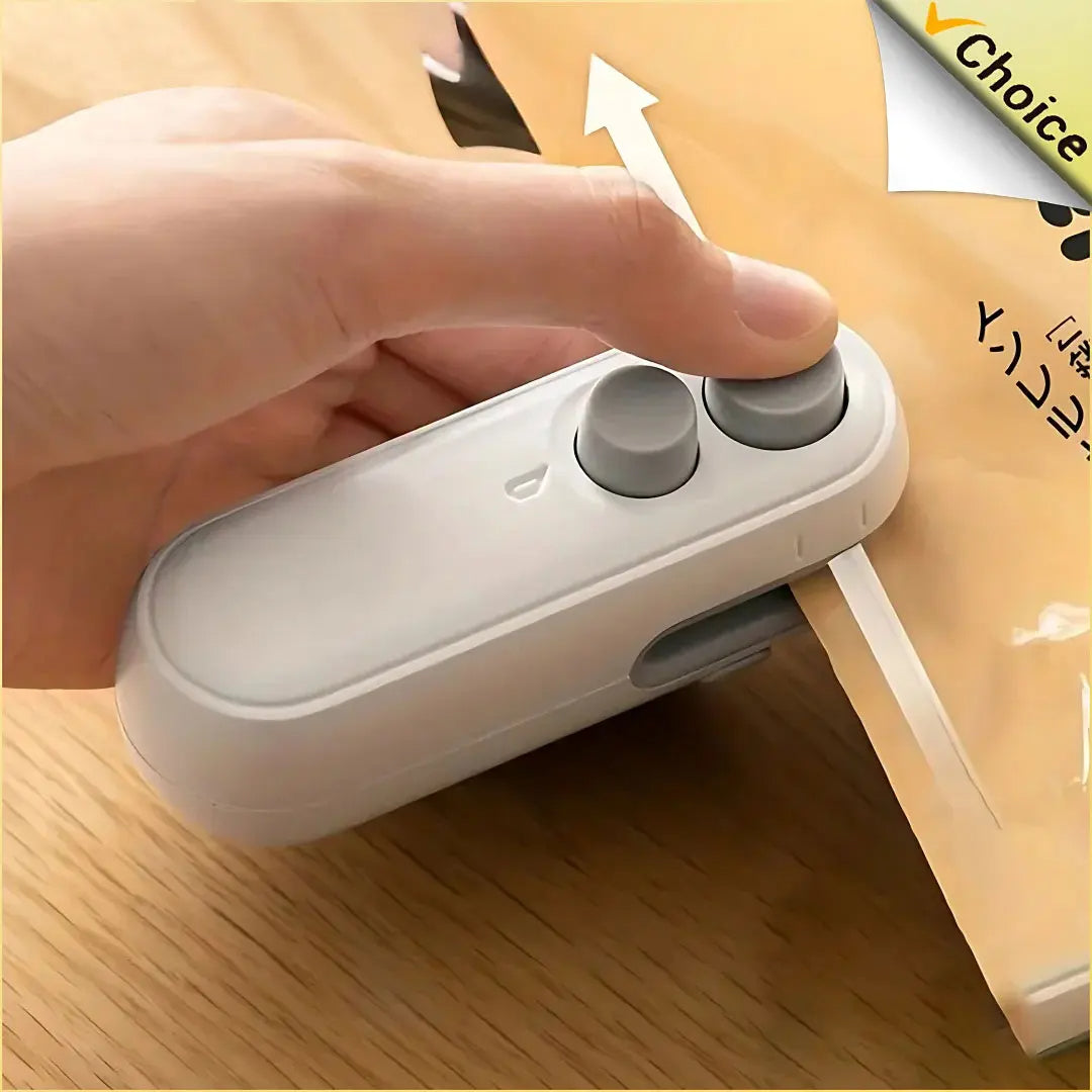 1pc Snack Bag Sealing Machine | Portable Mini Sealer with Built-in Lithium Battery, Rechargeable, Magnetic, Ideal for Home and Travel Use, Includes Charging Cable