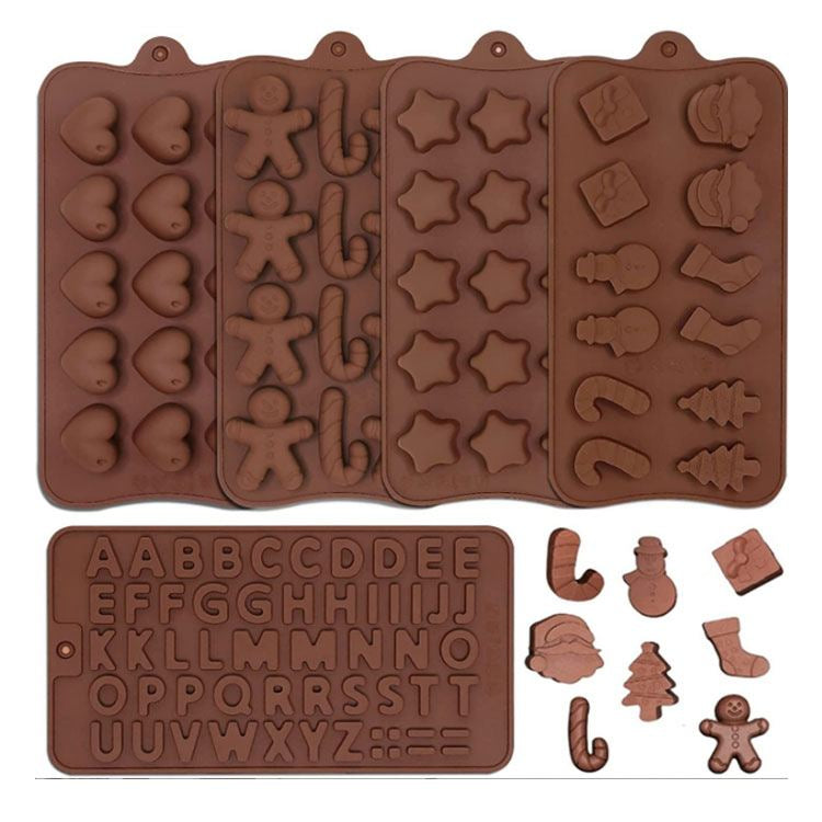 SILICONE CHOCOLATE  MOLDS🍫 MULTIPLE DEISGNS