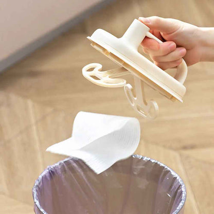 Replaceable Magic Brush Powerful Cleaning Cloth, Kitchen Grease Remover Cleaning Brush Household Fiber Rags - Kitchen Cleaning Magic Brush & Replaceable Disposable Magic Cloth, Replaceable Magic Brush Powerful Cleaning Cloth 50 Pec Cloth Free